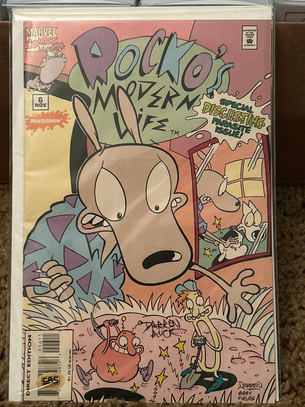 Comic Book: Autographed Rocco’s Modern Life #6 - Signed by Darren Auck