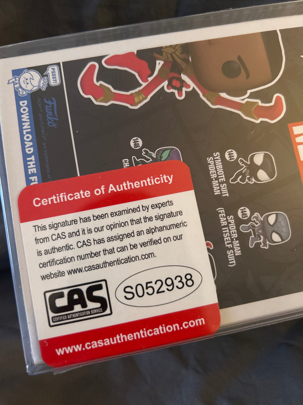 Autographed Funko POP: Mile Morales (Chase) Signed & Doodled by Matt Horak