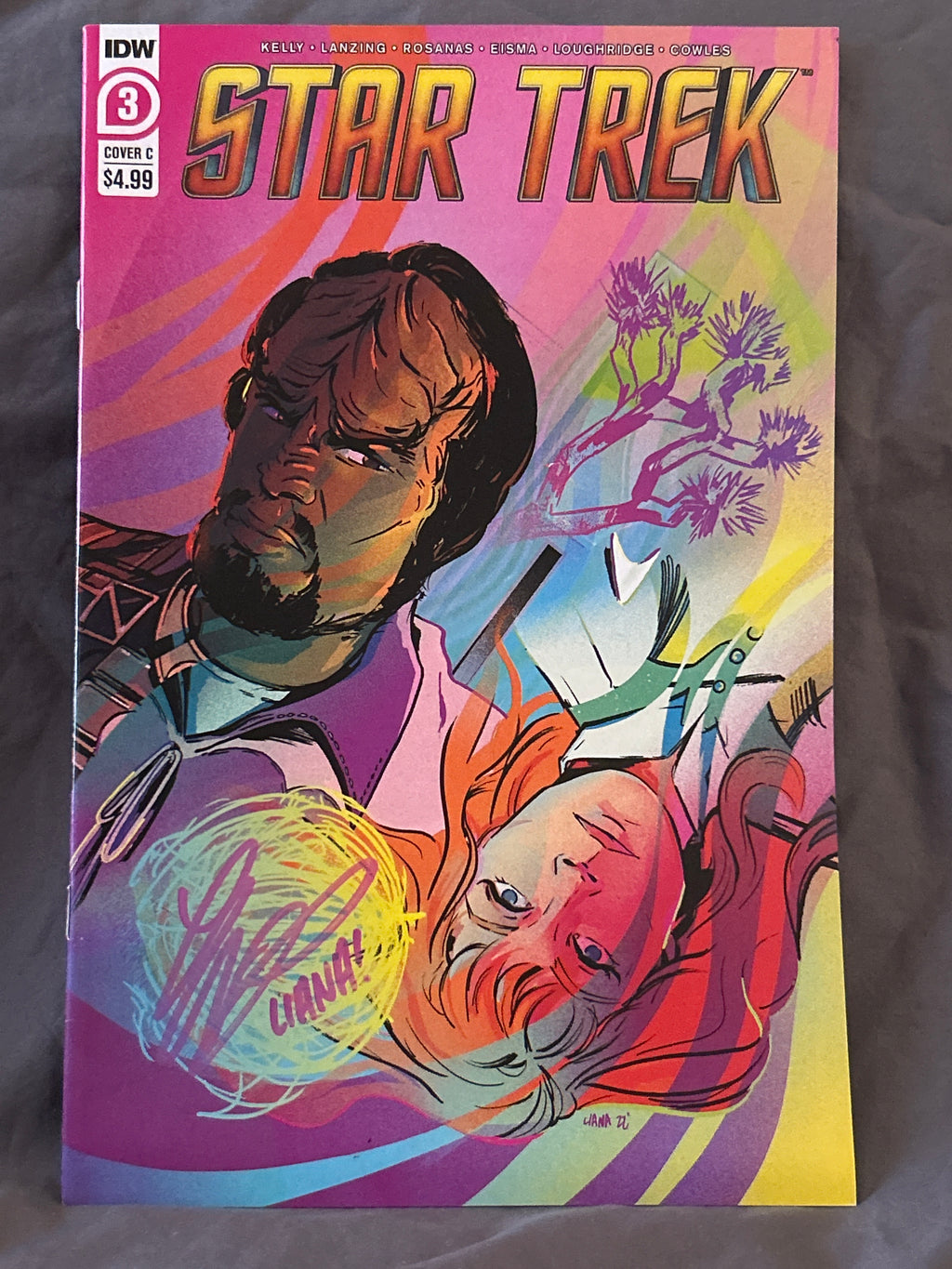 Autographed Comic Book: Star Trek #3 | Signed by Liana Kangas