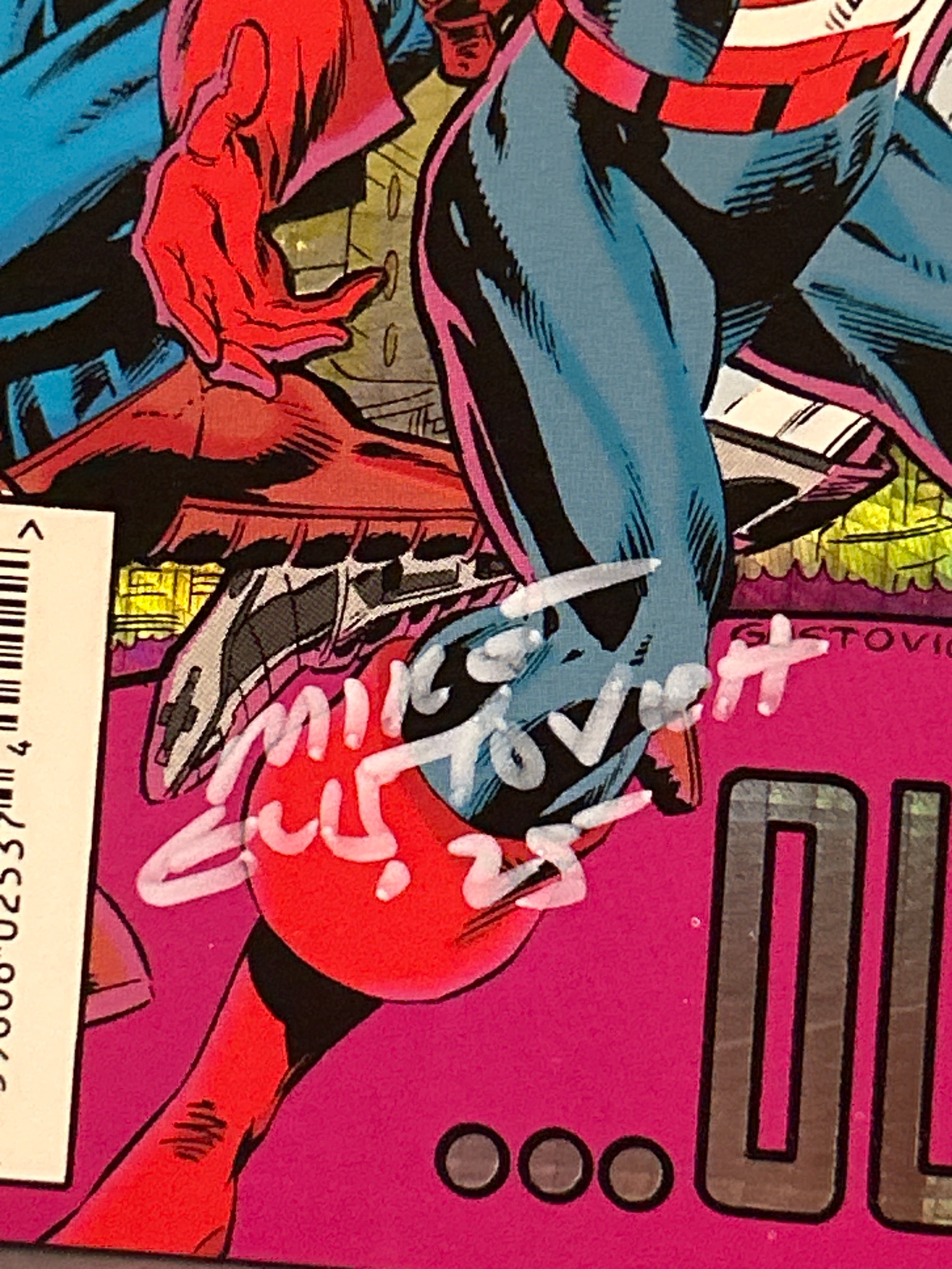 Autographed Comic Book: Avengers #1 (Holo Cover) | Signed by Mike Gustovich