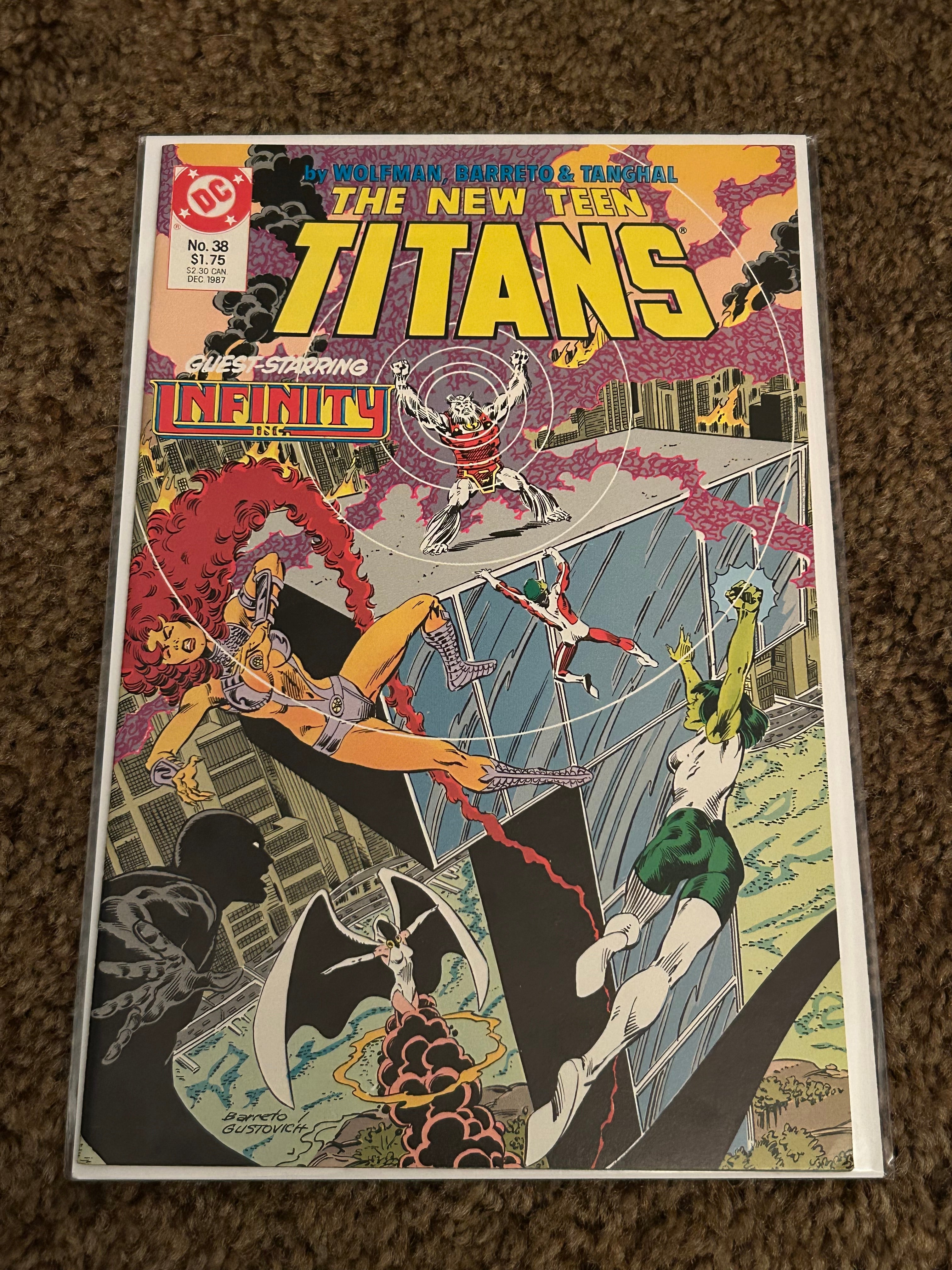 Book for Signing: The New Teen Titans #38