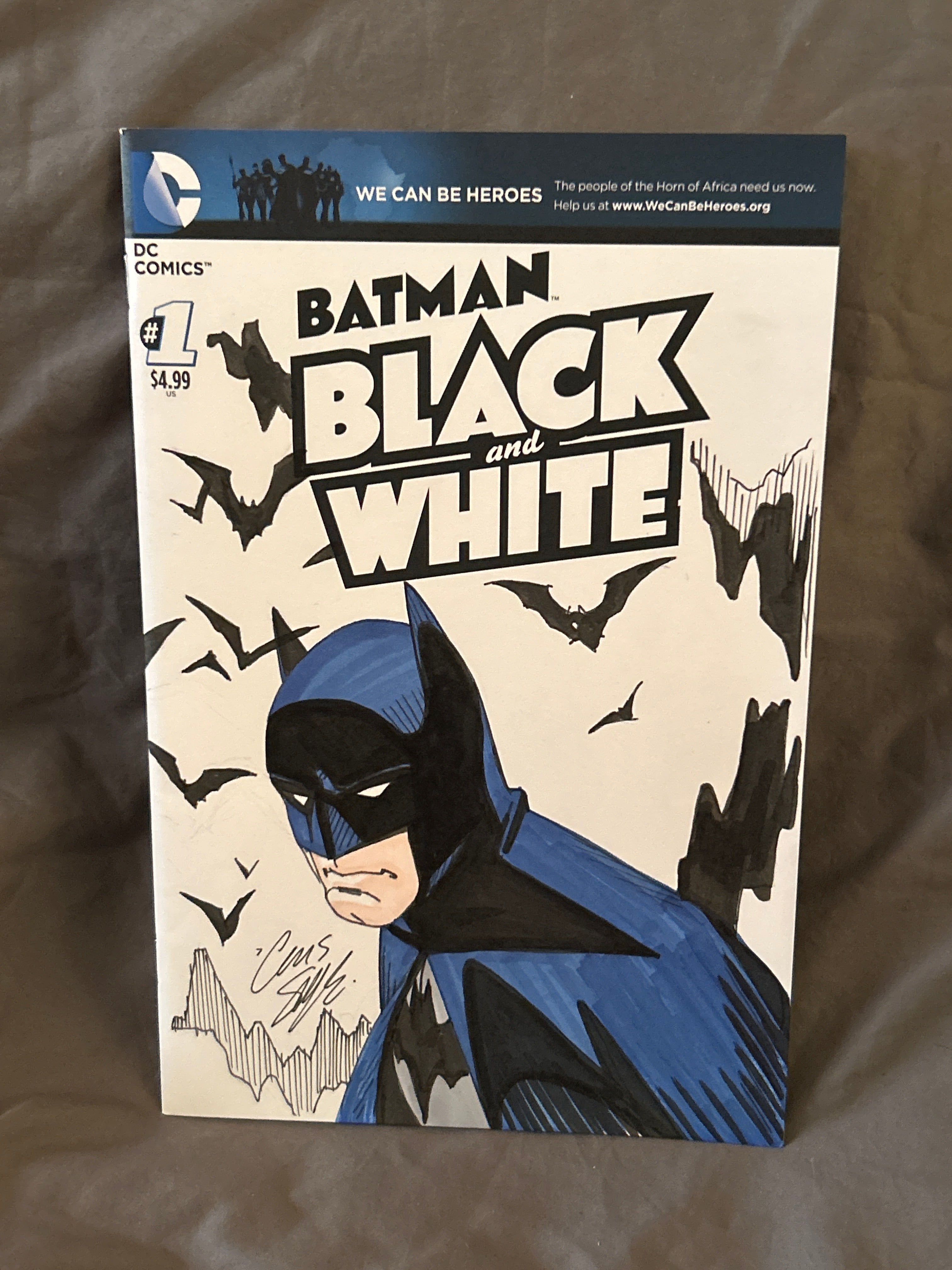 Comic Book: 1 of 1 | Hand Drawn Batman