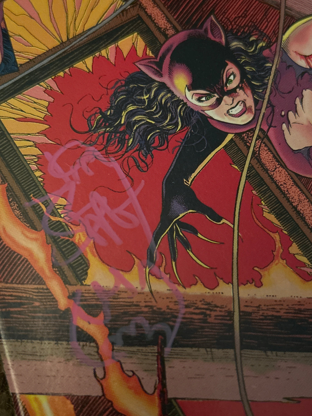 Comic Book: Autographed Catwomen #1&2 BUNDLE - Signed & Doodled by Jim Balent