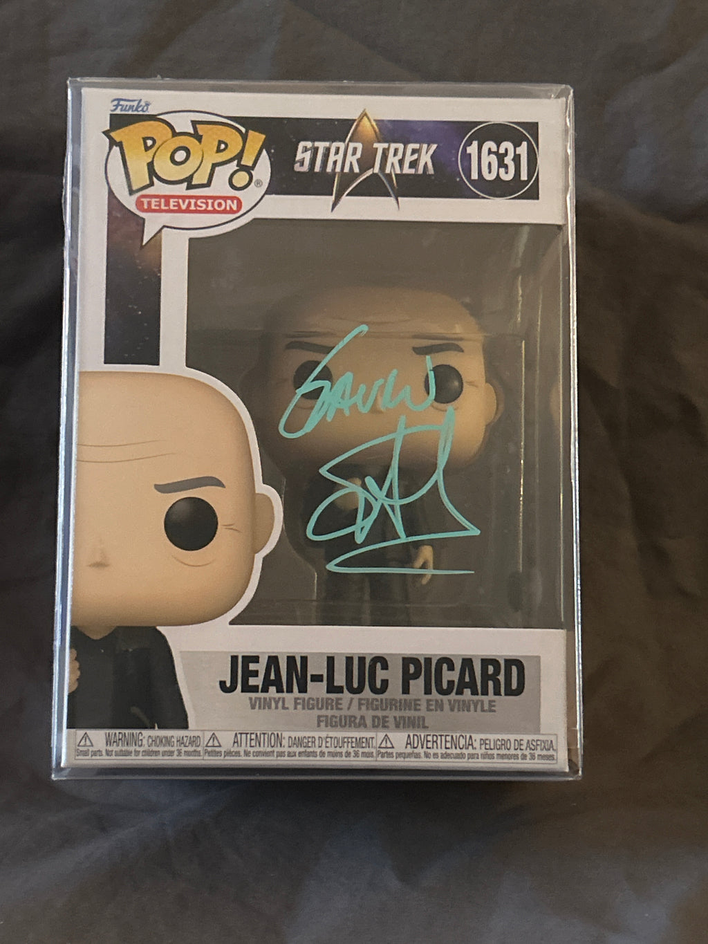 Autographed Funko POP: Jean-Luc Picard | Signed by Gavin Smith