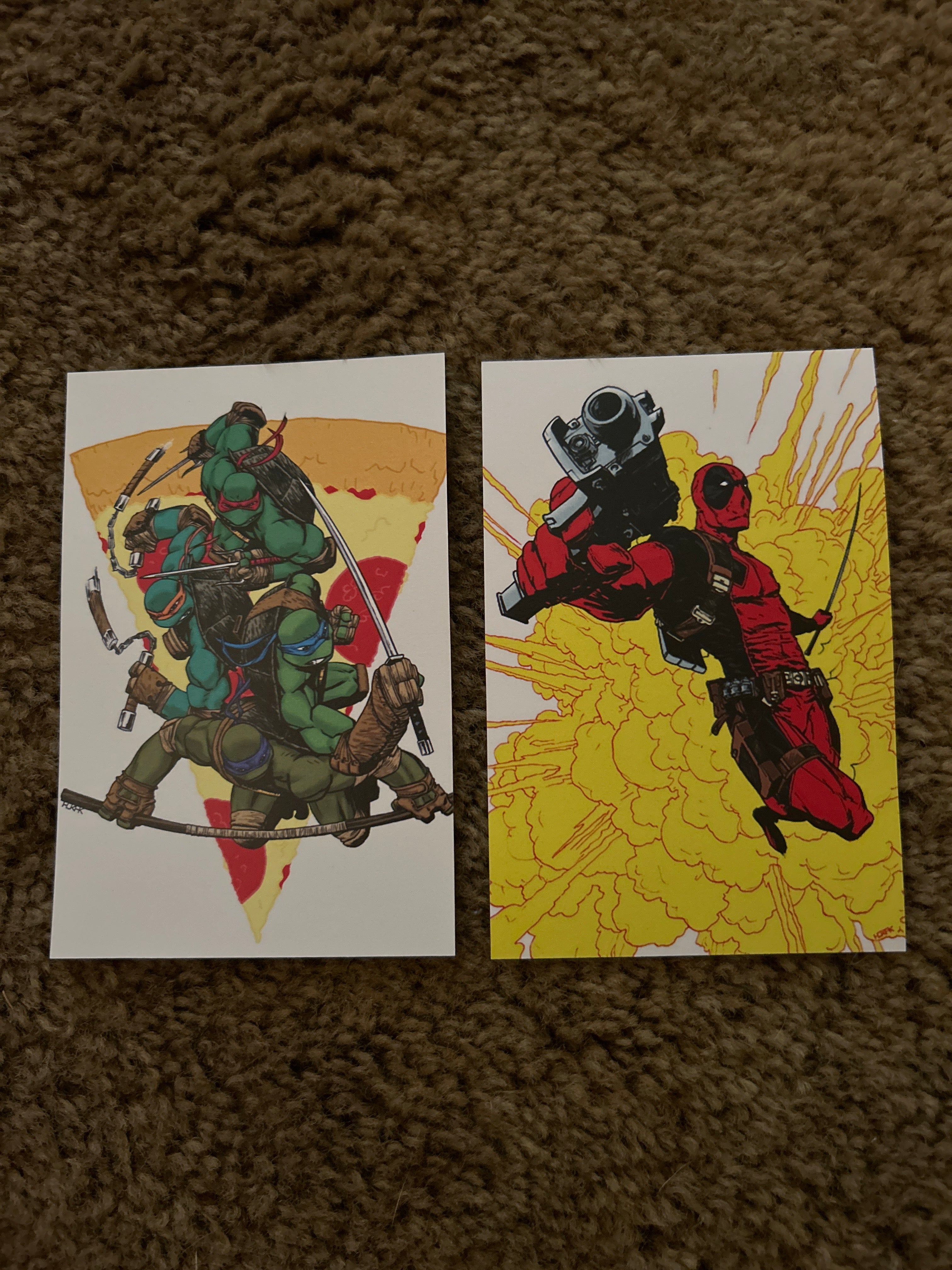 Autograph: Print - TMNT / Deadpool