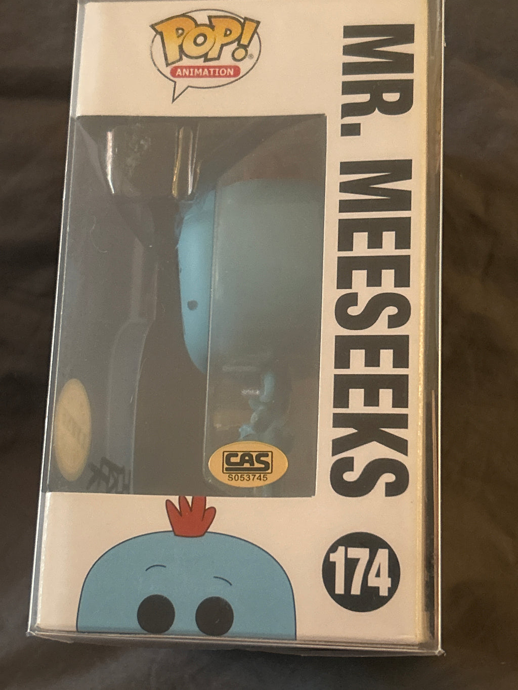 Autographed Funko POP: Mr. Meeseeks (Chase) | Signed by Matt Horak