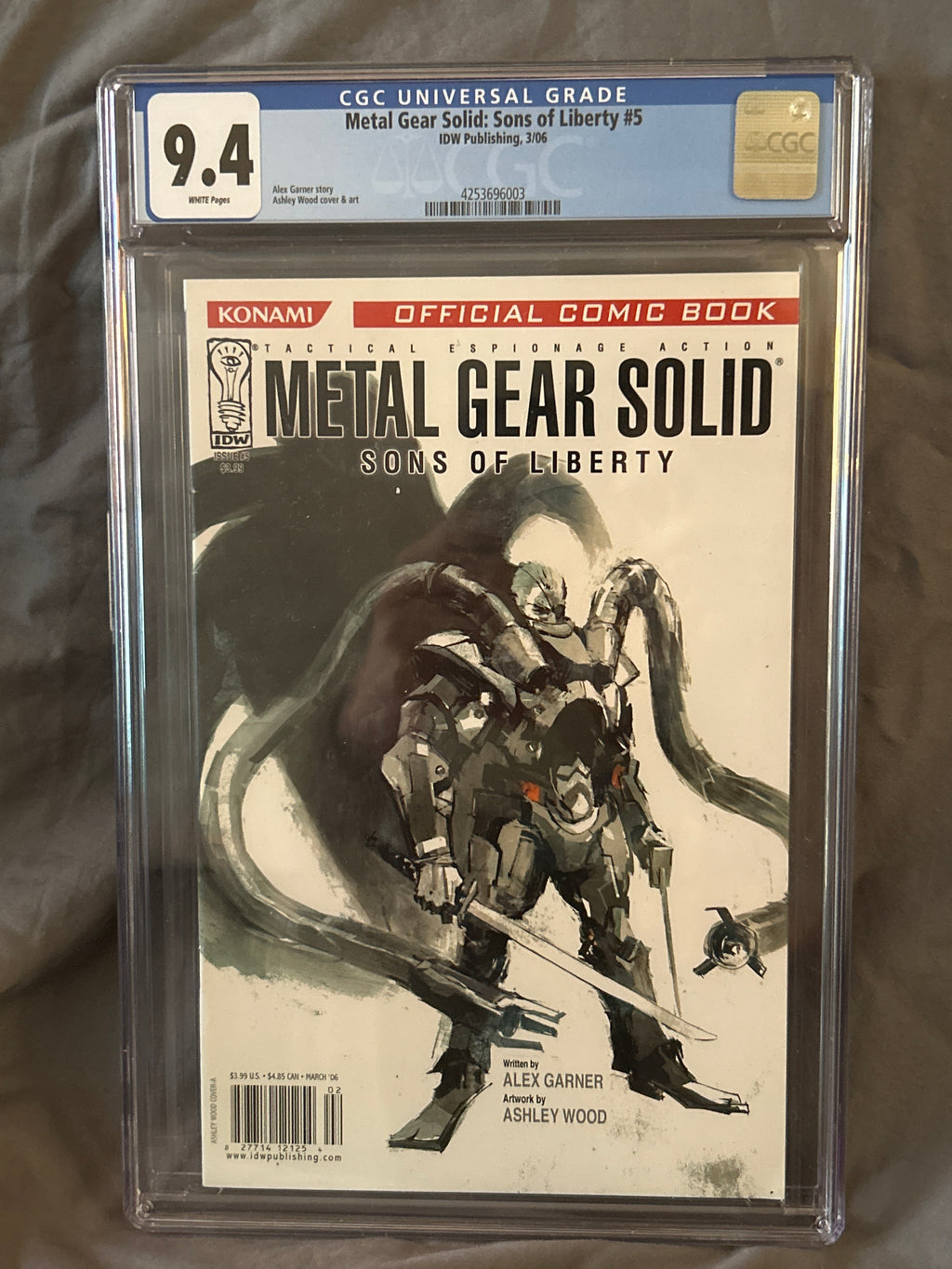 Graded Comic Book: Metal Gear Solid: Sons of Liberty #5 | CGC 9.4