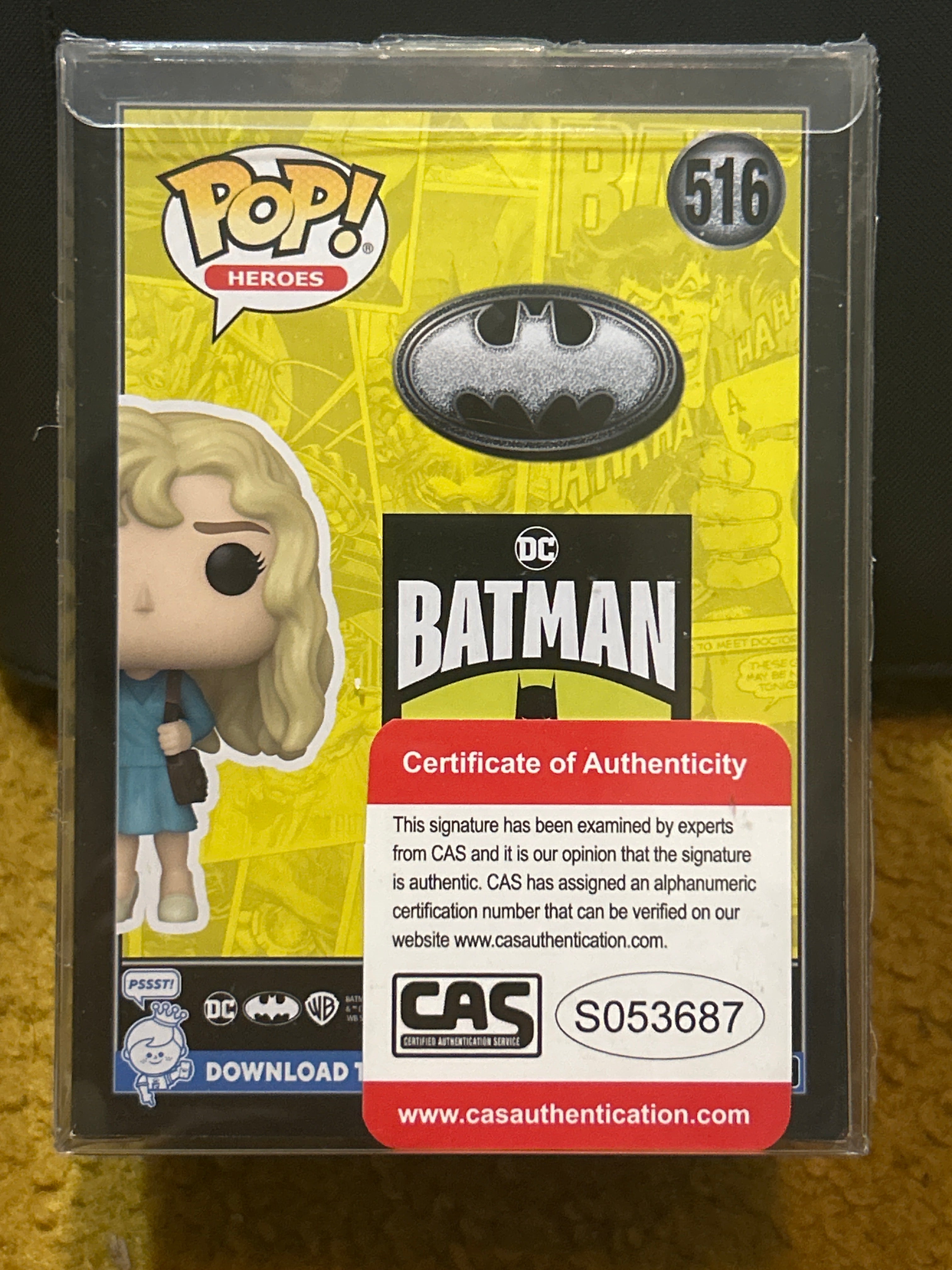 Funko POP: Autographed Vicki Vale 516 Signed By John Jackson Miller