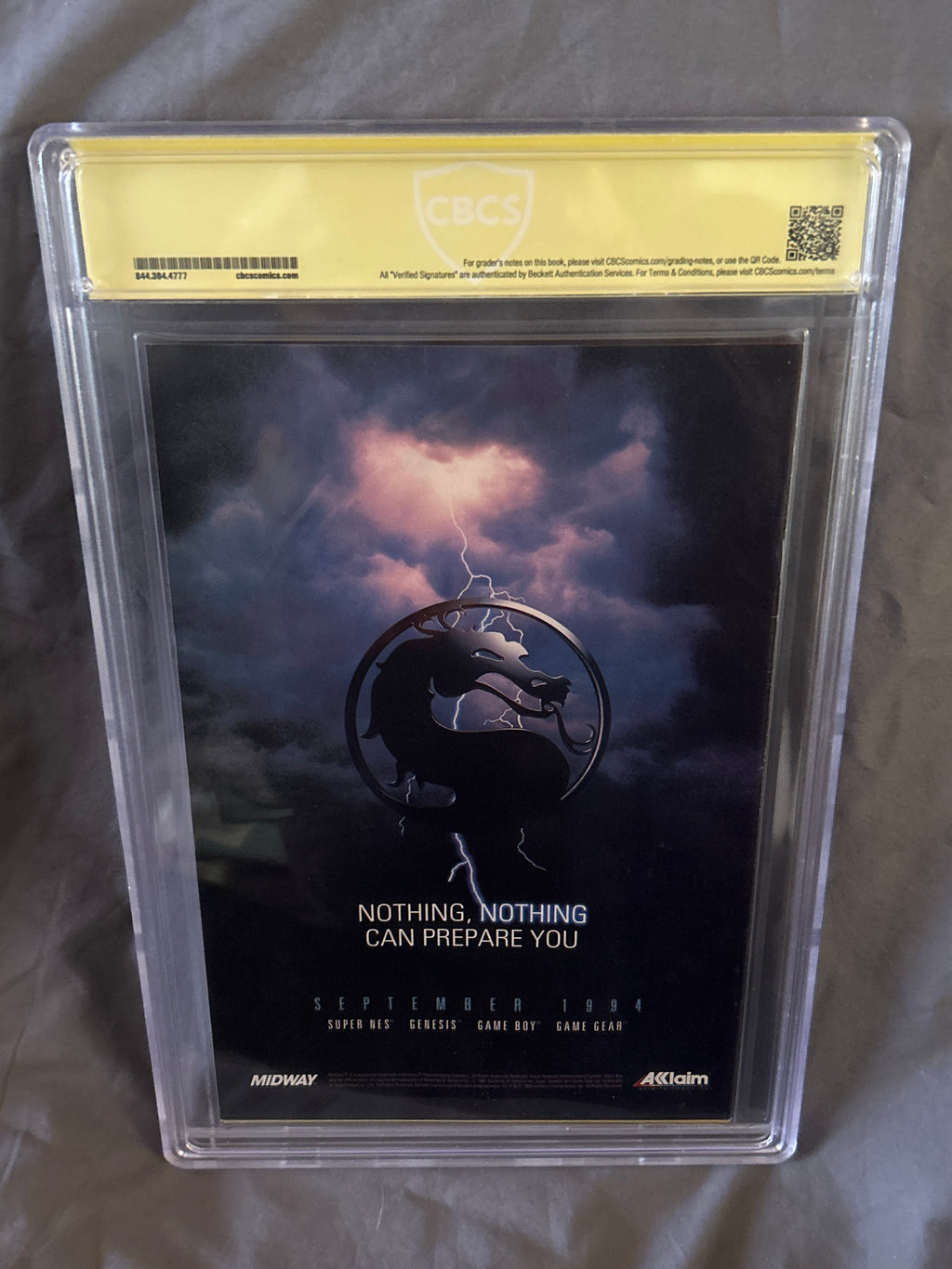 Graded Comic Book: Spider-Man Web of Doom #1 | Signed by Sam De La Rosa | CBCS 7.5