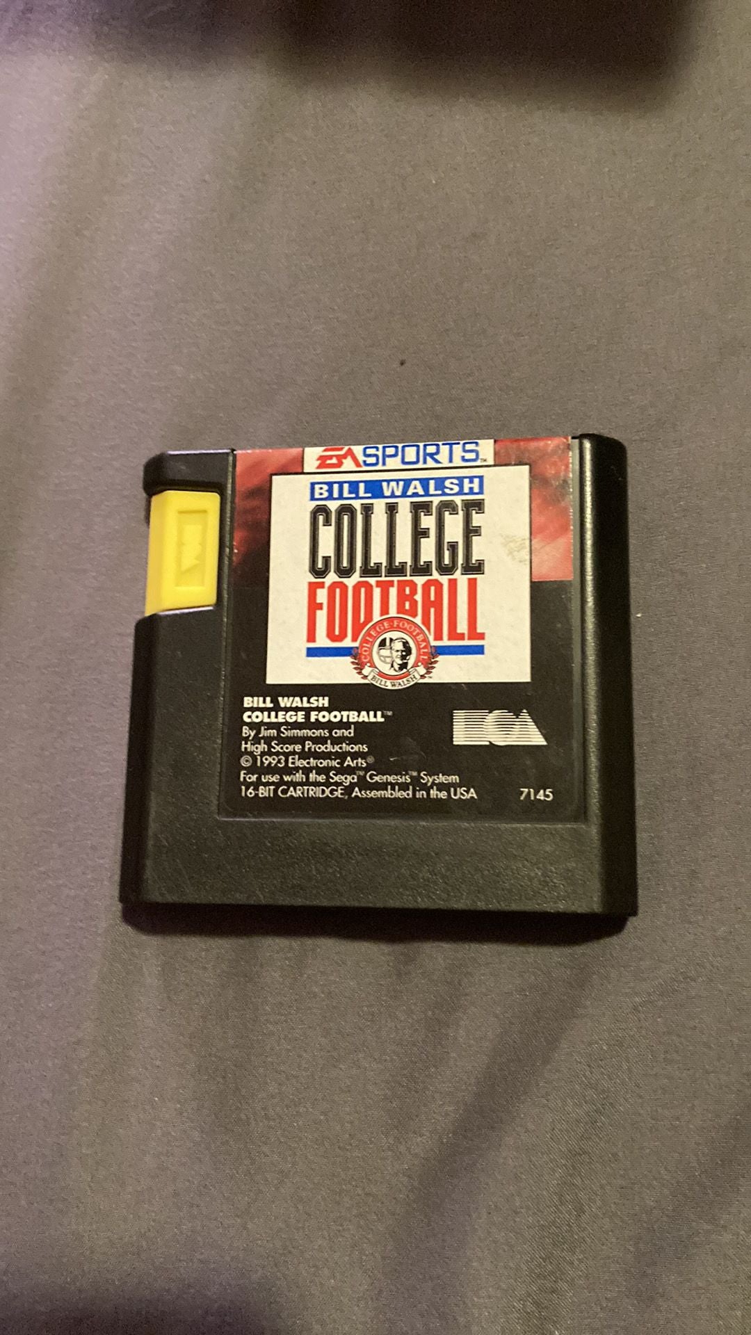 Sega Genesis - Bill Walsh: College Football