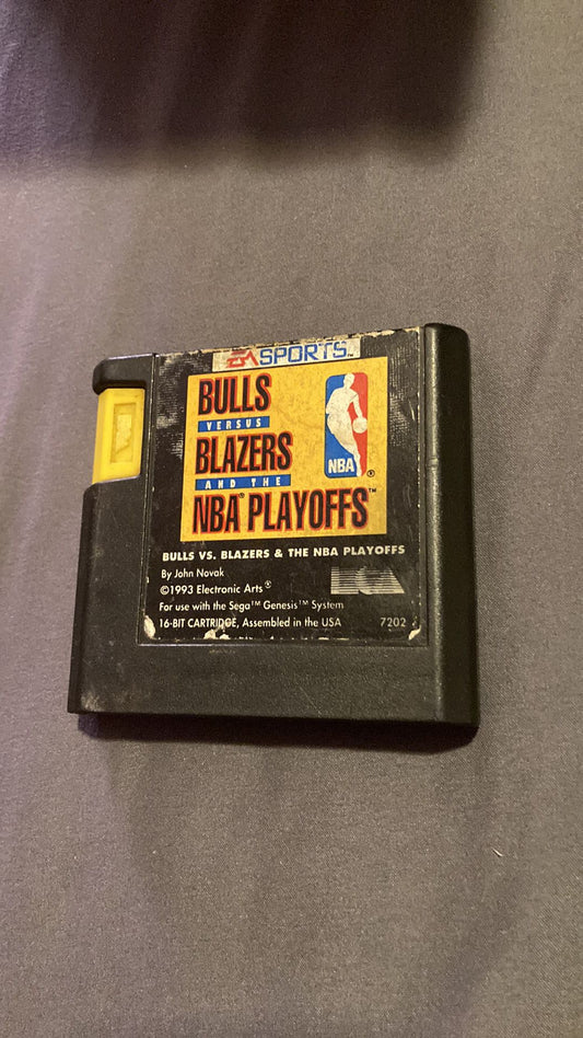 Sega Genesis - Bulls vs Blazers NBA Playoffs
