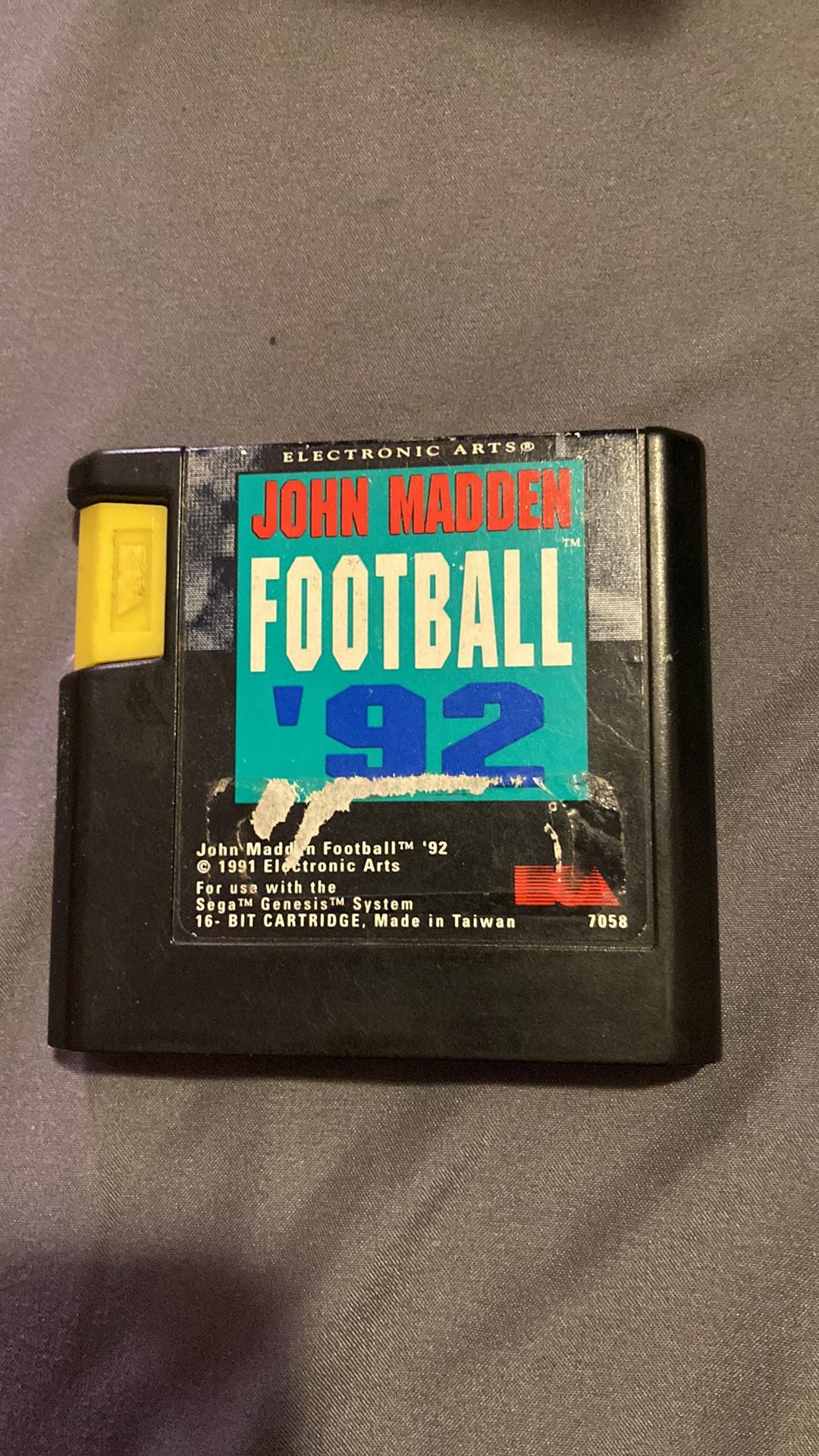 Sega Genesis - John Madden Football ‘92