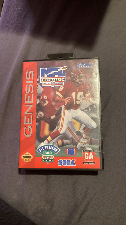 Sega Genesis - NFL Football ‘94 Starring Joe Montana