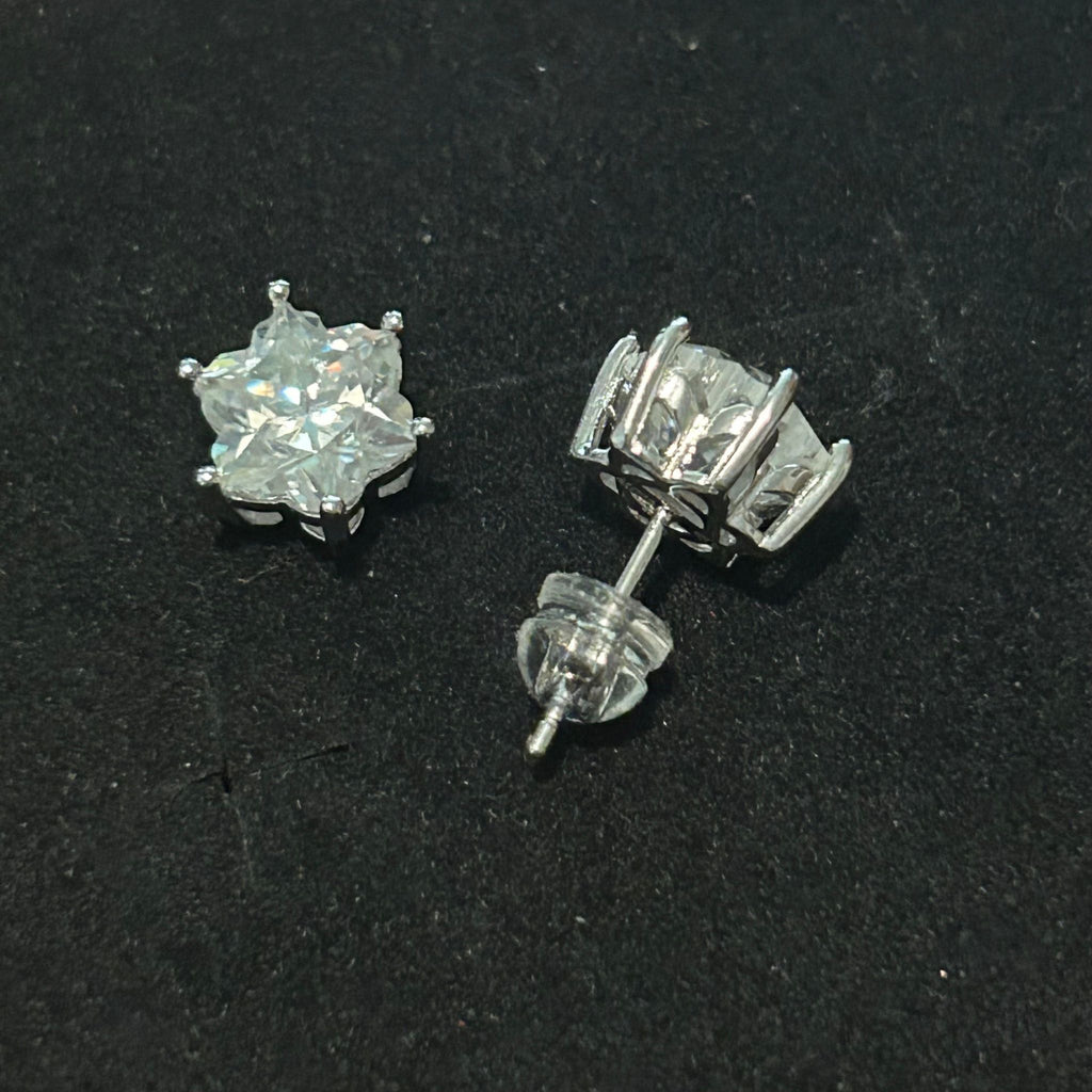 Jewelry: Earrings - 18k White Gold | 1ct Moissanite