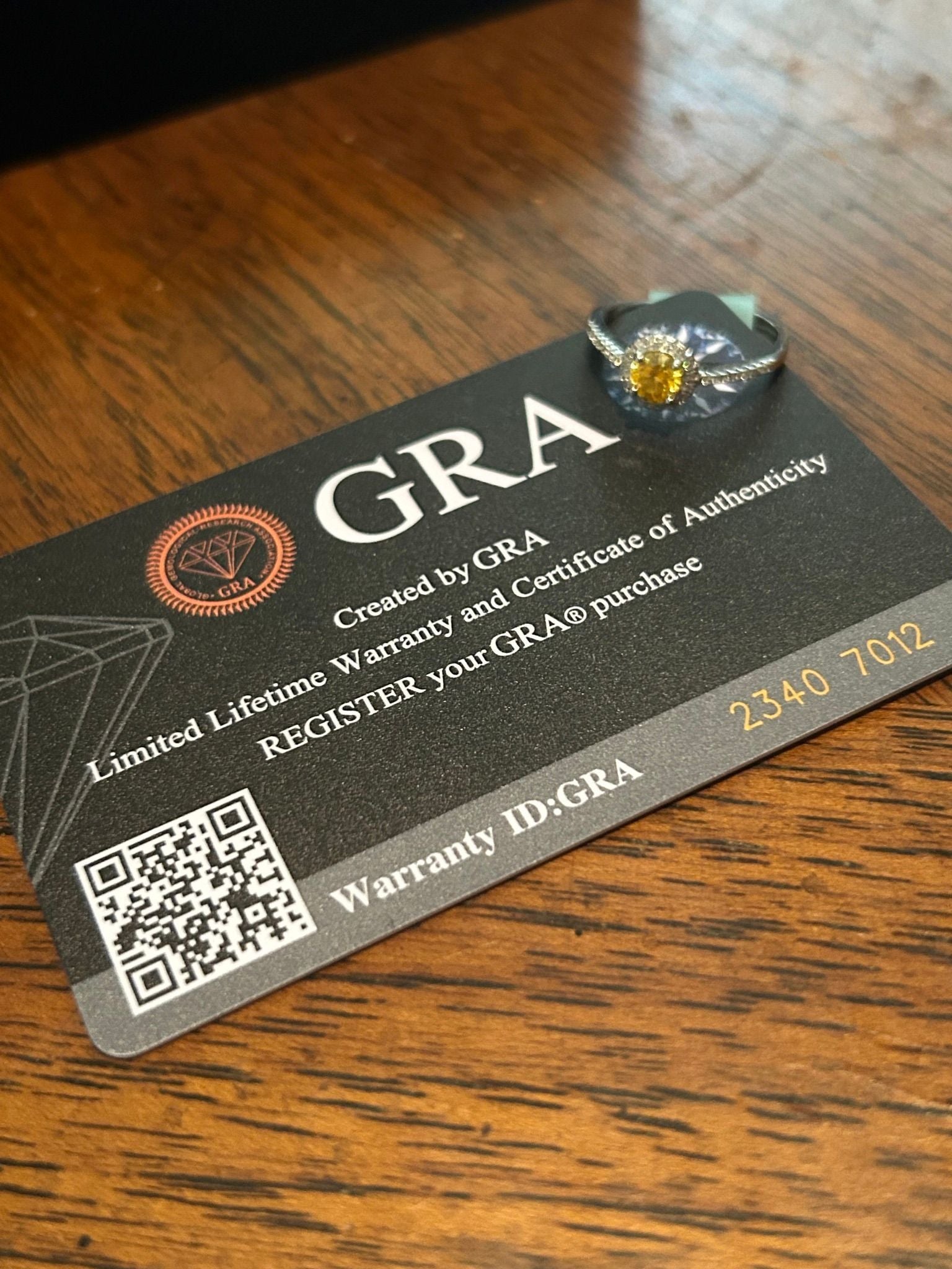 Jewelry: Ring - Natural Moissanite w/ Cert 💍