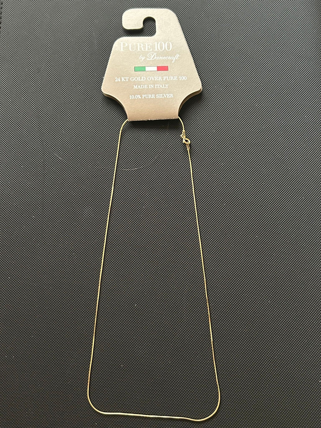 Jewelry: Danecraft 24k Gold Plated Silver Necklace