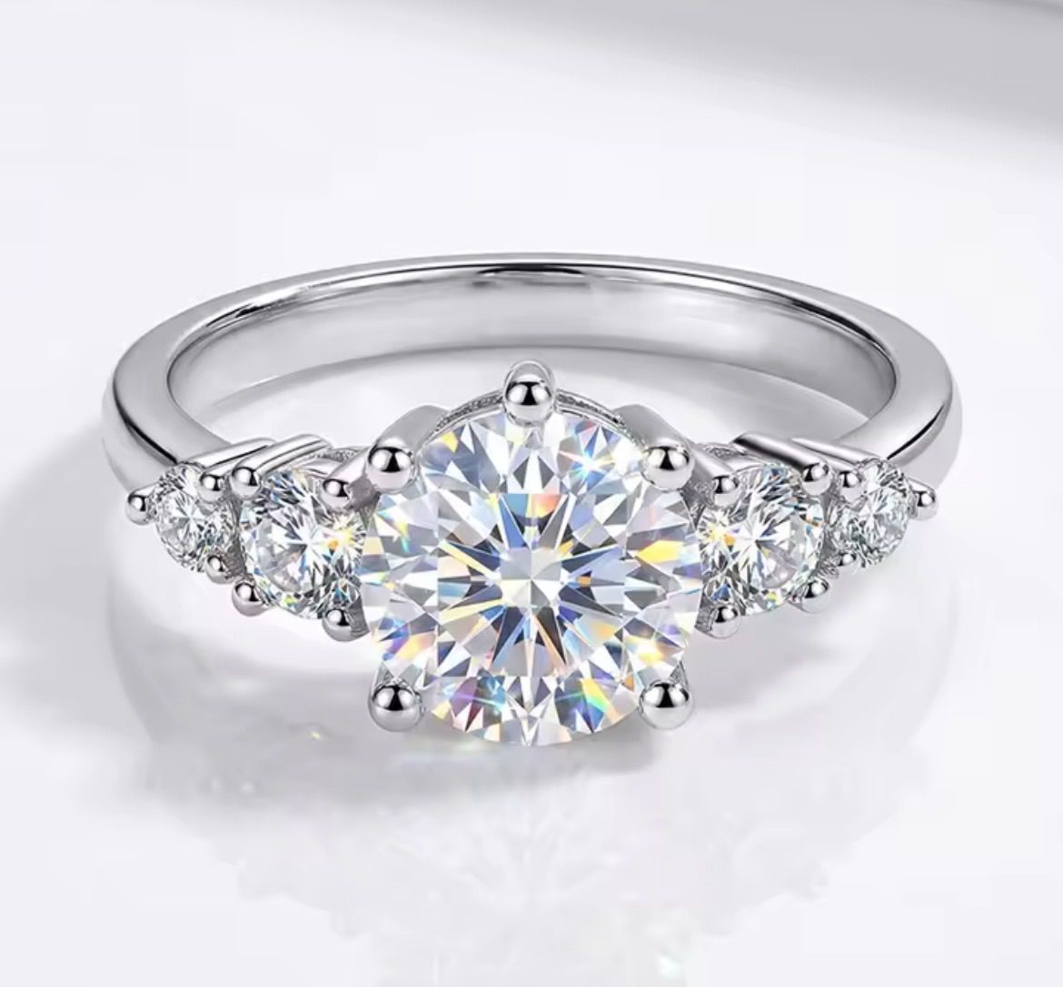 Jewelry: Ring -   Natural Moissanite w/ Cert 💍