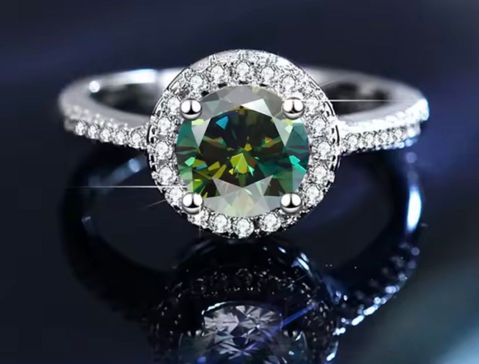 Jewelry: Ring -   Natural Moissanite w/ Cert 💍