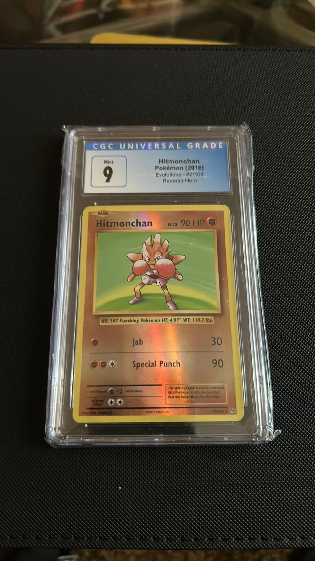 Graded Card - Pokemon: Hitmonchan (2016)