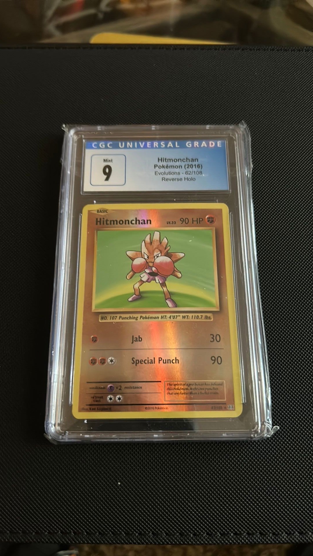 Graded Card - Pokemon: Hitmonchan (2016)