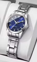 Watch: Women's - Silver | Blue Dial | 29mm Dial | Quartz