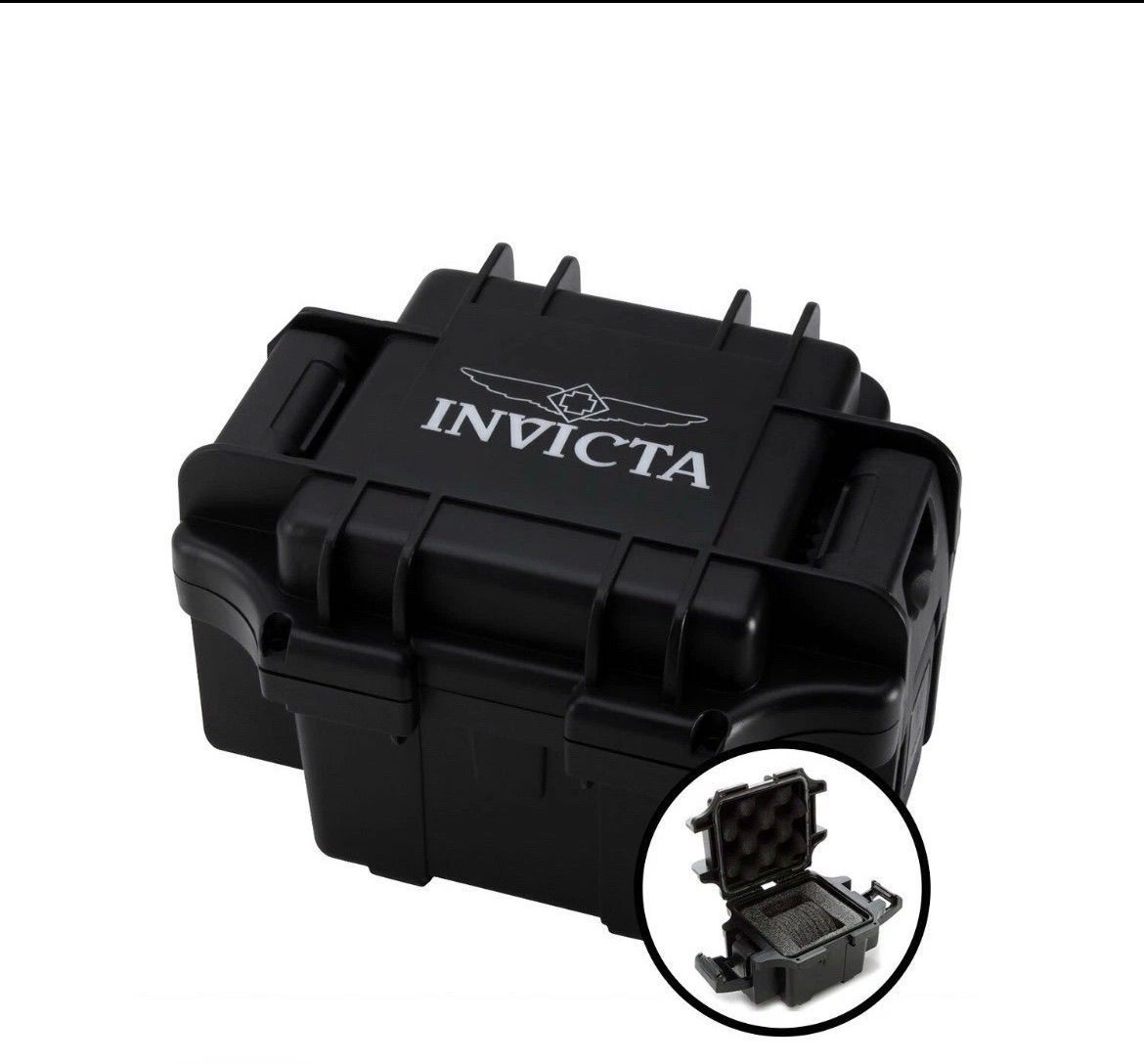 Watch: Case - Invicta: Single Watch Black Impact