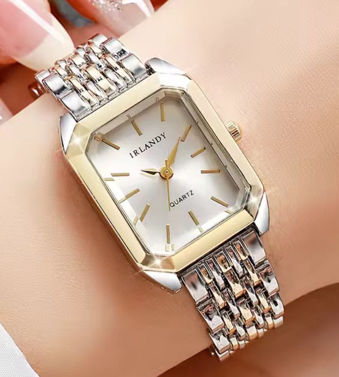 Watch: Irlandy Women's - 2 Tone Silver/Gold | White Dial | 24mm | Quartz