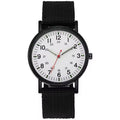 Watch: Unbranded: Black w/ White Dial w/ Nylon Strap