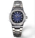 Watch: Longlux: Iced Out Automatic w/ Blue Dial