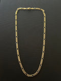 Jewelry: 18k Gold Italian Figaro Chain
