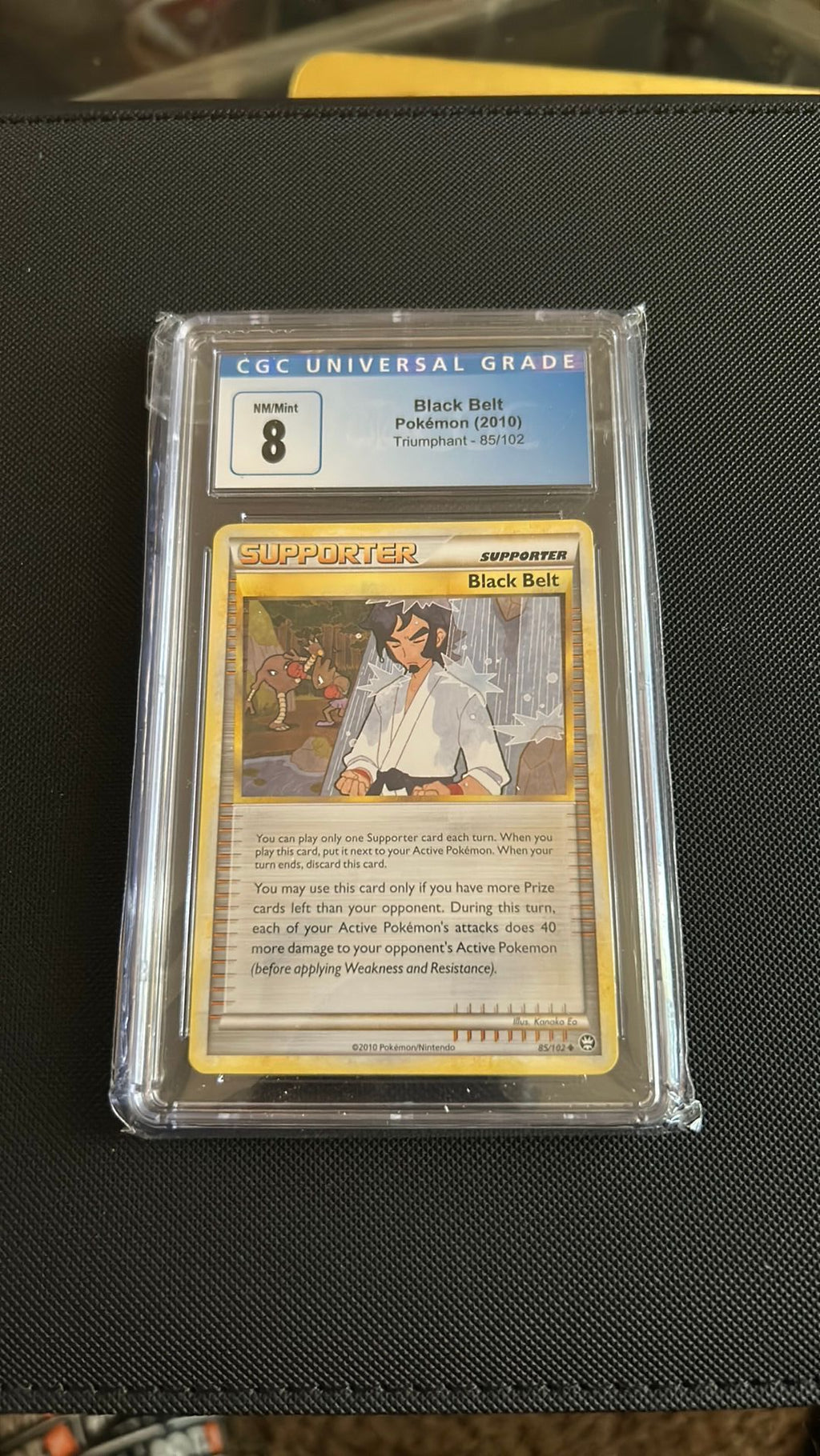 Graded Card - Pokemon: Black Belt (2010)