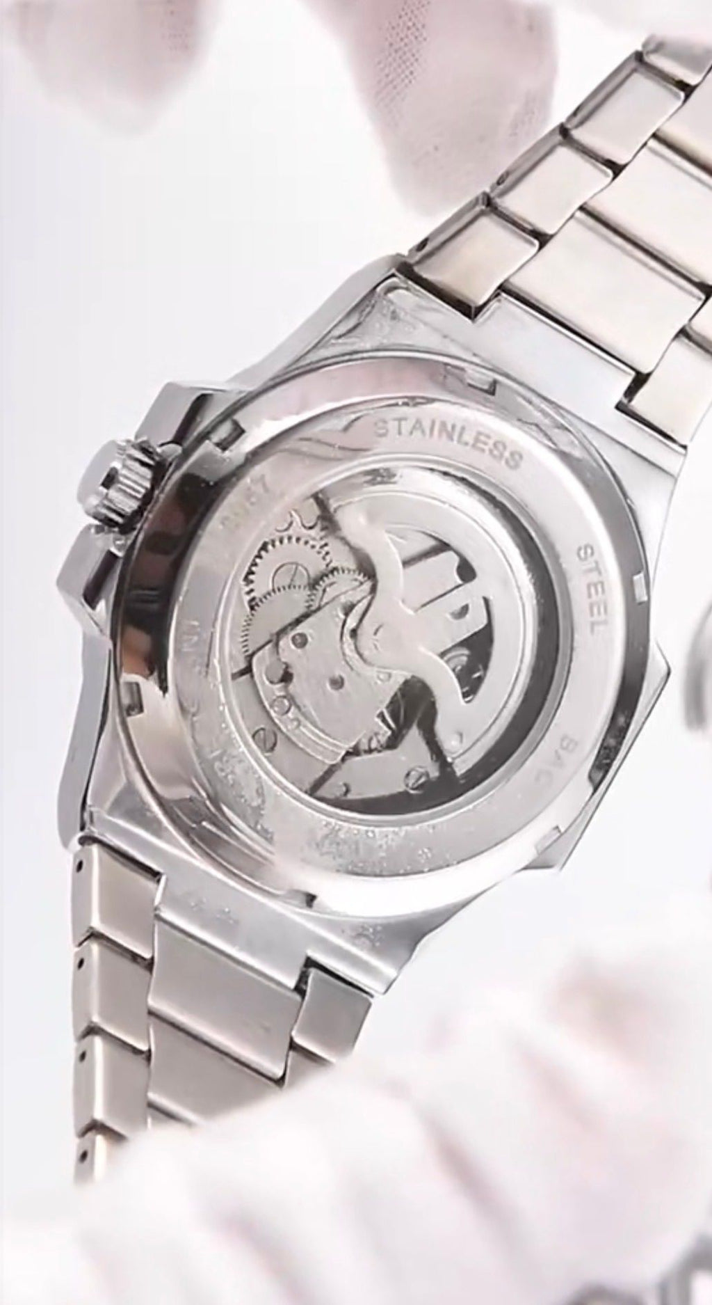 Watch: Longlux: Iced Out Automatic w/ Blue Dial