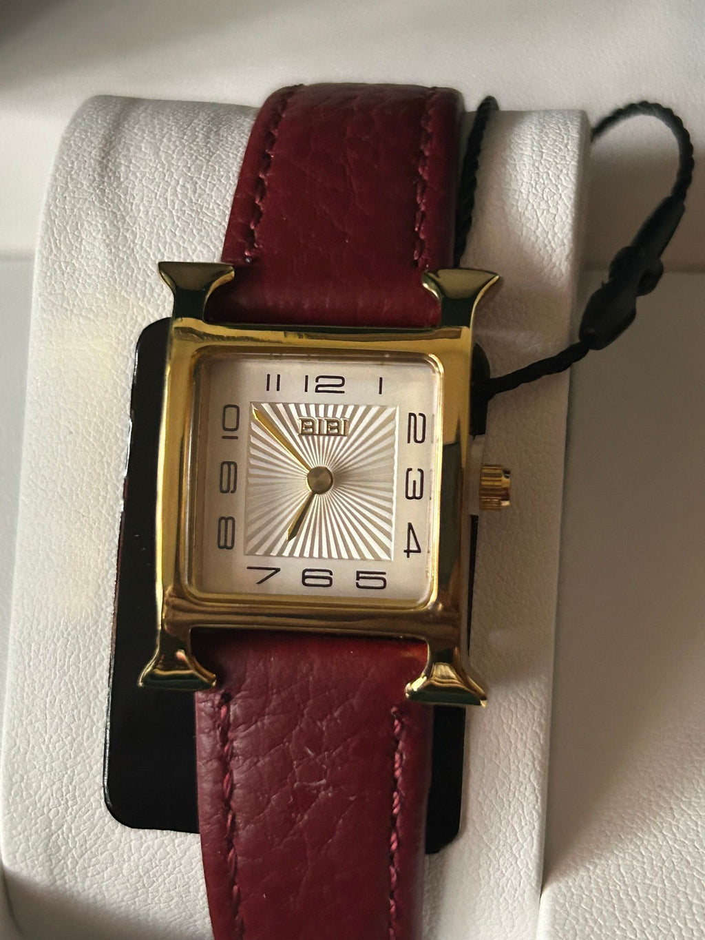 Watch: Bibi: Women’s w/ Genuine Leather Strap (Hermés Homage)