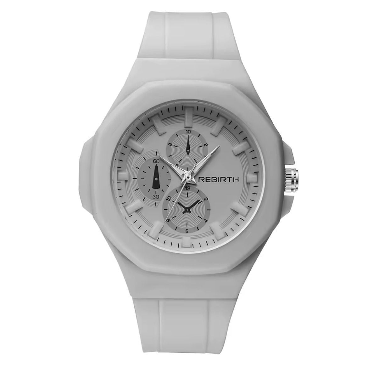 Watch: Rebirth - Gray Watch w/ Silicone Strap