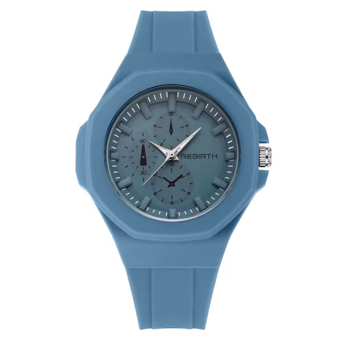 Watch: Rebirth - Blue Watch w/ Silicone Strap
