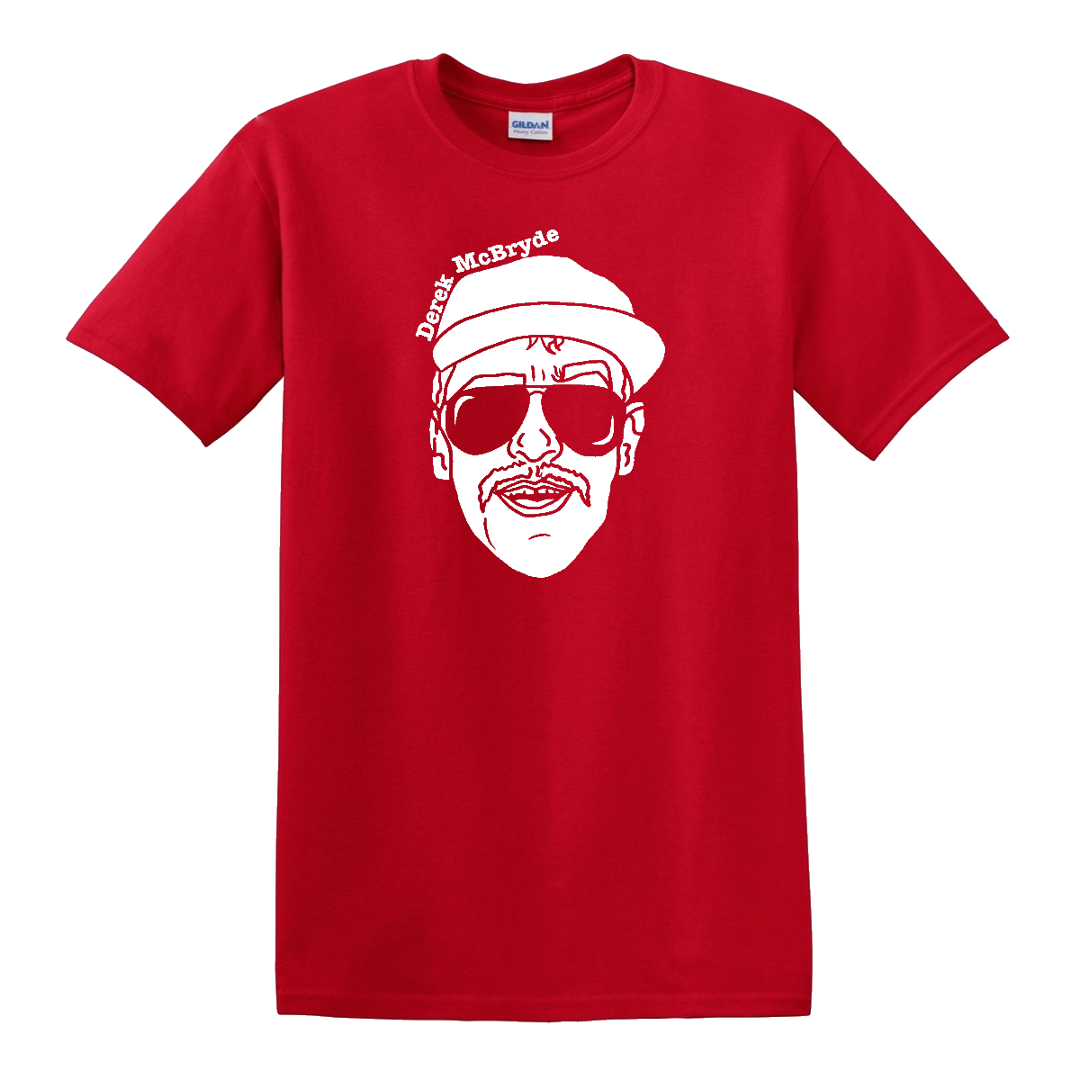 T-Shirt - Derek McBryde "Face" - Red