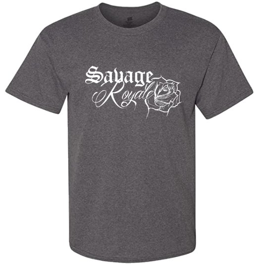 T-Shirt - "Savage Royale" Logo - Charcoal