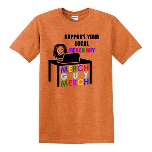 T-Shirt - "MgM" Colorful Logo - Sunset Orange